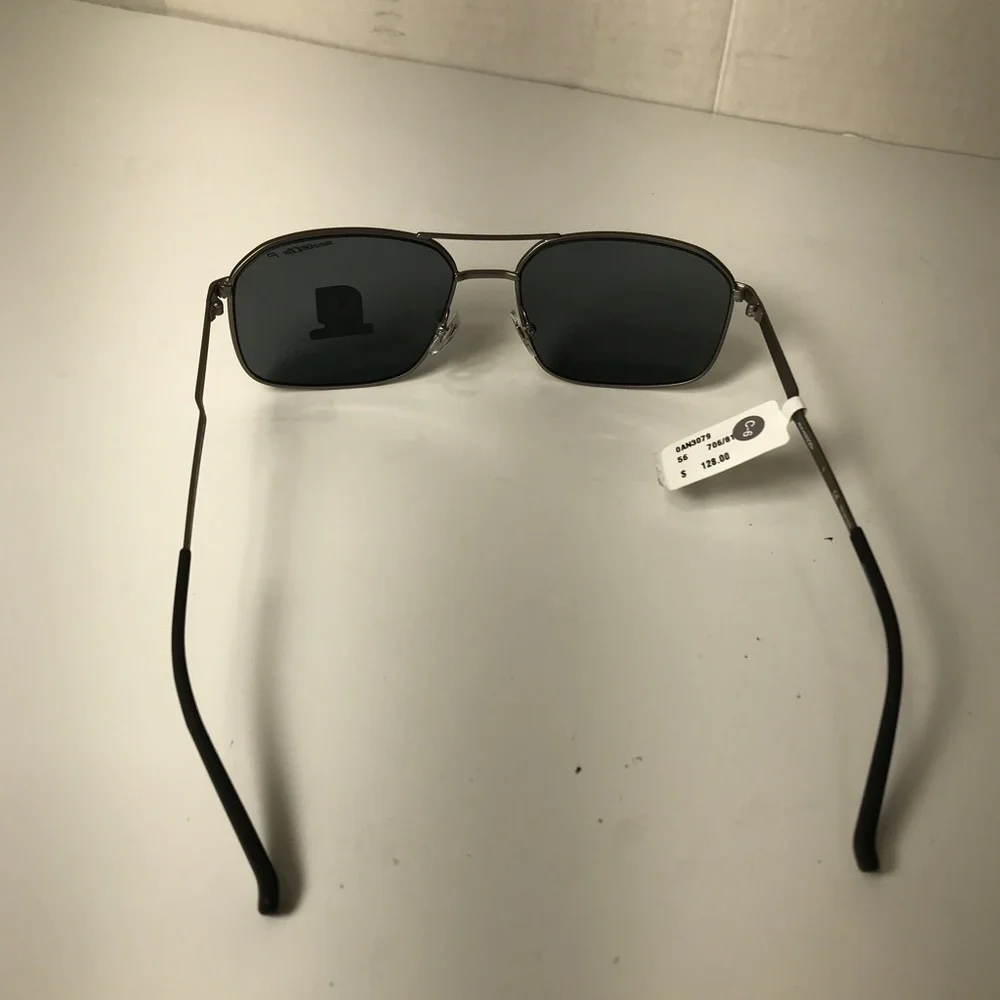 ARNETTE KALLIO AN3079 706 Gunmetal Polarized Dk Grey Aviator Sunglasses Nwt - Picture 8 of 10